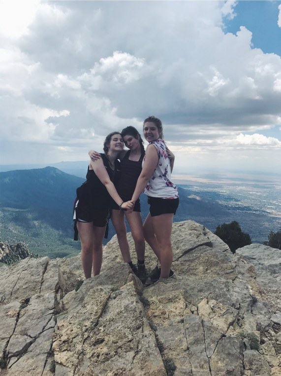 Girls on Sandia Mountain